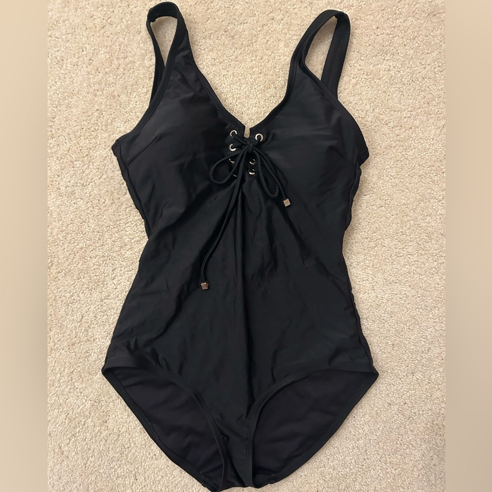 Jones New York Black One Piece Swimsuit